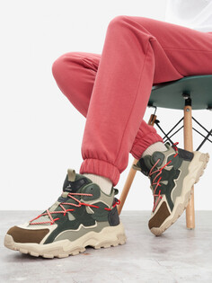 Кроссовки утепленные женские Demix Trailish Mid, Зеленый