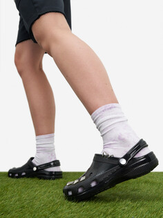 Сабо женские Crocs Classic Studded Clog, Черный