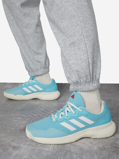 Кроссовки женские для тенниса adidas Gamecourt 2, Голубой
