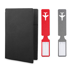 Бирка на чемодан FLEXPOCKET Семейный органайзер для документов с двумя багажными бирками в подарочной упаковке