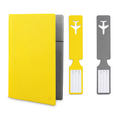 Бирка на чемодан FLEXPOCKET Семейный органайзер для документов с двумя багажными бирками в подарочной упаковке