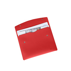 Папка для бумаг FLEXPOCKET Папка - конверт формата А4 на двух кнопках из экокожи