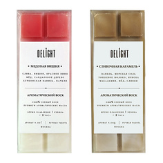 Воск для аромалампы DELIGHT DELÍGHT Набор воск для аромалампы аромакубики мелтсы "Медовая вишня Сливочная карамель" 100.0