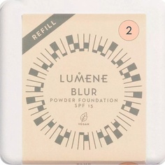Пудра для лица LUMENE Компактная тональная пудра Blur Longwear SPF 15, сменный блок