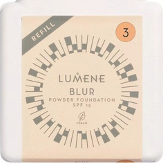 Пудра для лица LUMENE Компактная тональная пудра Blur Longwear SPF 15, сменный блок