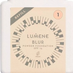 Пудра для лица LUMENE Компактная тональная пудра Blur Longwear SPF 15, сменный блок
