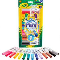 Набор фломастеров CRAYOLA Смываемые мини-фломастеры Pip-Squeaks Mini Markers 14.0