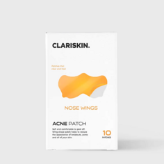 Патчи для лица CLARISKIN Nose Wings Гидроколлоидные патчи для носа от чёрных точек и воспалений 10.0