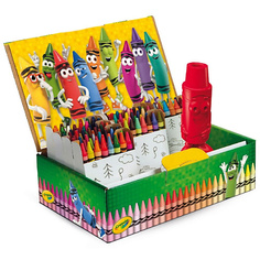 Восковые мелки CRAYOLA Набор восковых мелков с точилкой