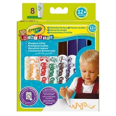 Набор фломастеров CRAYOLA Смываемый фломастеры Mini Kids для малышей старше 1-го года 8.0