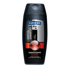 Шампунь для волос GENERA Шампунь мужской 2 в 1 для волос и тела Genera освежающий экстракт женьшеня и алоэ вера 500.0