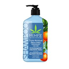 Шампунь для волос HEMPZ Шампунь Тройное увлажнение / Triple Moisture Daily Herbal Replenishing Shampoo 500.0