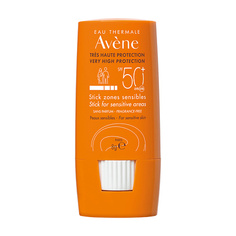 Солнцезащитный стик для лица AVENE Стик для защиты от солнца чувствительных зон SPF 50+ Eau Thermale