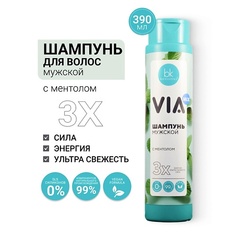 Шампунь для волос BELKOSMEX Шампунь мужской с ментолом VIA mix 390.0