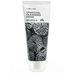 Пенка для снятия макияжа LEBELAGE Пенка с древесным углем CLEANSING FOAM CHARCOAL 100.0