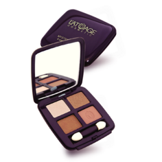 Тени для век LATUAGE COSMETIC Тени для век компактные Misterious eyes 4-х цветные