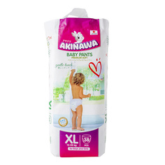 Подгузники-трусики AKINAWA Подгузники трусики XL(12-20 кг) 38.0
