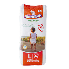 Подгузники-трусики AKINAWA Подгузники трусики L (9-14 кг) 44.0