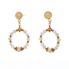 LANZEROTTI Серьги, Splendore, с жемчугом, перламутром и гематитом