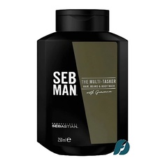 Шампунь для волос SEBASTIAN PROFESSIONAL Шампунь для ухода за волосами, бородой и телом SEB MAN The Multi-Tasker 3in1 250.0