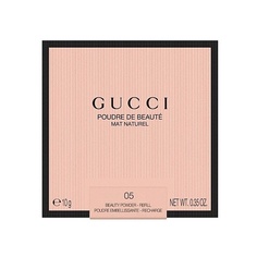 Пудра для лица GUCCI Матирующая пудра Poudre de Beauté Mat Naturel. Сменный блок