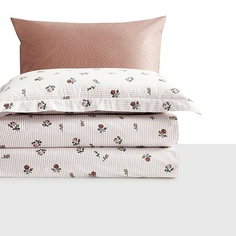 Комплект постельного белья ARYA HOME COLLECTION Постельное белье Alamode Сатин 1,5-спальное, 160x220 Scarlet