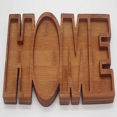 Поднос ARYA HOME COLLECTION Сервисный поднос из бамбука Home 40x13x2 см