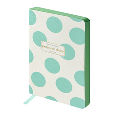 BRUNO VISCONTI Ежедневник А5 "MINT POLKA DOTS"