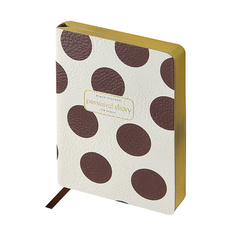 BRUNO VISCONTI Ежедневник А6+ "BROWN POLKA DOT"