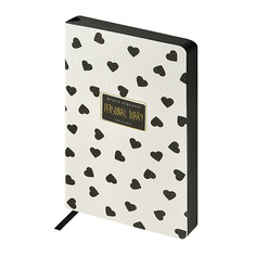 BRUNO VISCONTI Ежедневник А5 "Black&White.Сердечки"