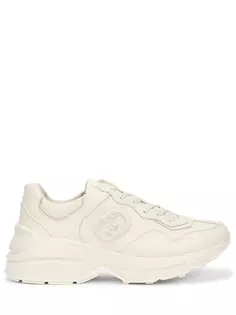 Кроссовки кожаные Rhyton Gucci