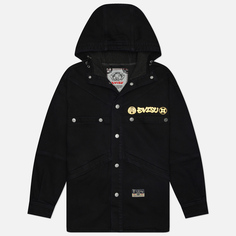 Мужская джинсовая куртка Evisu Heritage Ninja Daruma Printed Denim