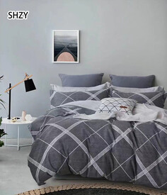 Постельное белье 2-спальное с Евро простыней Afina