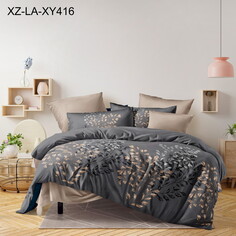 Постельное белье 2-спальное с Евро простыней Afina