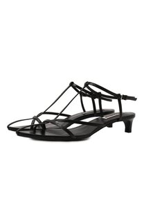 Кожаные босоножки Jil Sander