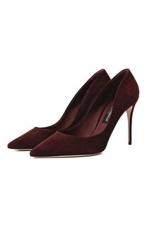 Замшевые туфли Cardinale 90 Dolce & Gabbana