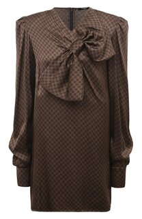 Платье из вискозы Balmain