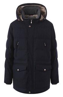 Шерстяной пуховик Brunello Cucinelli