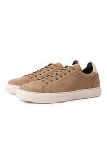 Кеды из нубука Brunello Cucinelli