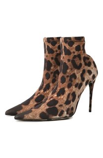 Текстильные ботильоны Kim 105 Dolce & Gabbana
