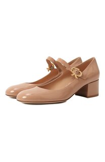 Кожаные туфли Ribbon 45 Gianvito Rossi
