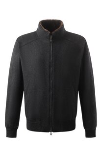 Бомбер с отделкой из меха нутрии MUST