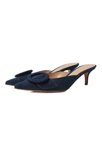 Текстильные мюли Portofino 55 Gianvito Rossi