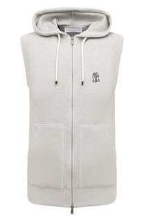 Хлопковый жилет Brunello Cucinelli