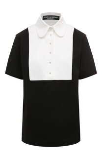 Хлопковое поло Dolce & Gabbana