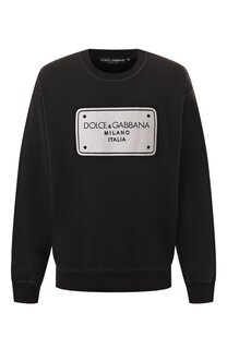 Хлопковый свитшот Dolce & Gabbana