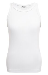 Хлопковая майка Brunello Cucinelli