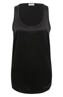 Шелковый топ Brunello Cucinelli