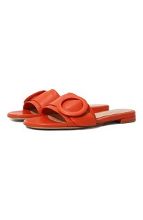 Кожаные шлепанцы Venezia Gianvito Rossi
