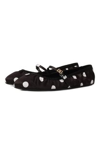 Текстильные балетки Odette Dolce & Gabbana